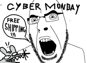 cobson, animal, cyber monday, glasses, open mouth, rat, stubble, text