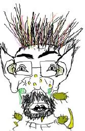 grossjak, acne, beard, mucus, soyjak party