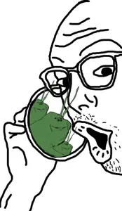 impish soyak ears, unknown, winston, animal, bald, bug, glasses, holding object, open mouth, stubble