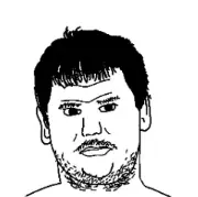 unknown, closed mouth, ear, eyebrows, forehead lines, hair, lips, neck, no glasses, pedophile