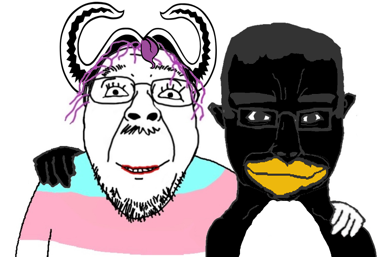 bernd, chudjak, chudjak front, chud troon alliance, 2soyjaks, closed mouth, flag, friendship, glasses, gnu