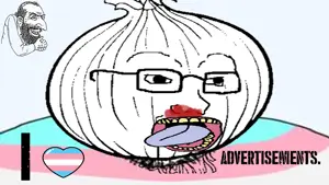 happy merchant, soyak, ack, advertisement, anti soybooru, arm, balding, clothes, ear, glasses