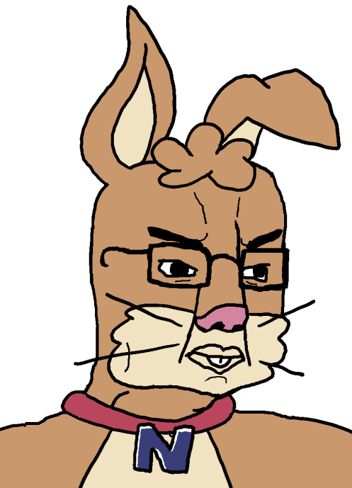 chudjak, angry, animal, animal nose, brown hair, buck teeth, chocolate milk, choker, collar, food