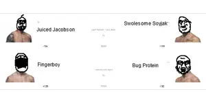 baby buff combat deformed drawing eat the bugs feral fight fighter fighters fighting fingerboy jacobson muscle muscular oekaki swole swolesome soyjak wholesome wholesome soyjak wrestler wrestlers wrestling-3329.png