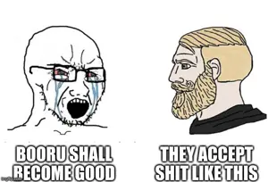 yes chad, soyak, soyak (crying), anti soybooru, crying, imgflip.com, meta, soybooru, soyjak, text