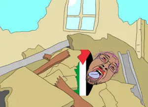 bernd, hanging troonjak, troonjak, ack, bloodshot eyes, brown skin, country, crying, dead, flag