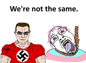 conservativewaluigi, bernd, chudjak, chudjak front, hanging troonjak, muscular chud, troonjak, 2soyjaks, ack, anhero