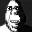 rapeson, cobson, hornyson, rapeson, black background, black eyes, black sclera, closed mouth, glasses, horny