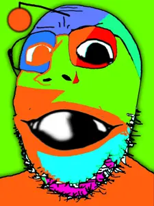 gapejak, emmanuel, colorjak, angry, antenna, deformed, flip glip, glasses, open mouth, reddit