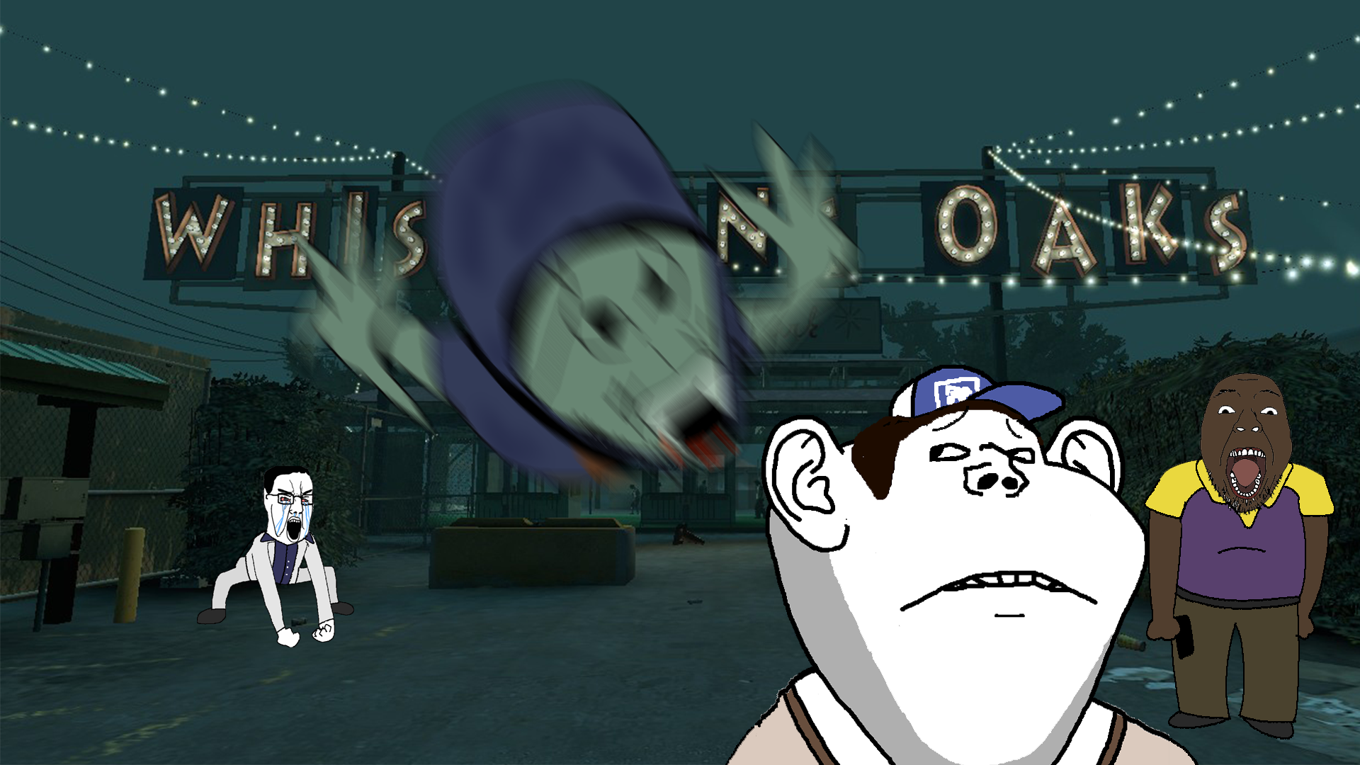 coach (left 4 dead), ellis (left 4 dead), hunter (left 4 dead), nick (left 4 dead), bernd, chudjak, fisheyejak, impish soyak ears, 4soyjaks, angry