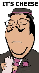 don turtelli, gapejak, wholesome soyjak, its over, barneyfag, cheese, closed mouth, clothes, feet, food