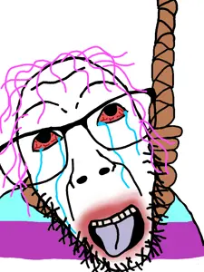 dylanjak, dykeson, ack, bloodshot eyes, clothes, crying, dead, glasses, hanging, lipstick