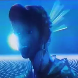 soyak, album cover, blue, music, open mouth, soyjak, t e l e p a t h, vaporwave