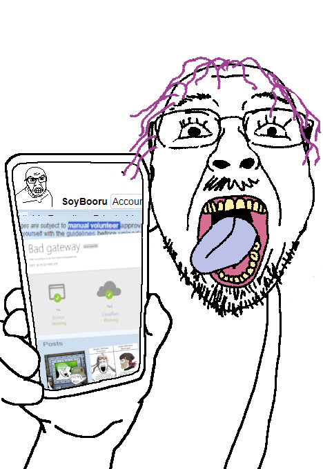 bernd, feraljak, markiplier soyjak, phoneboy, soyak, anime, anime girl, arm, cloudflare, ddos