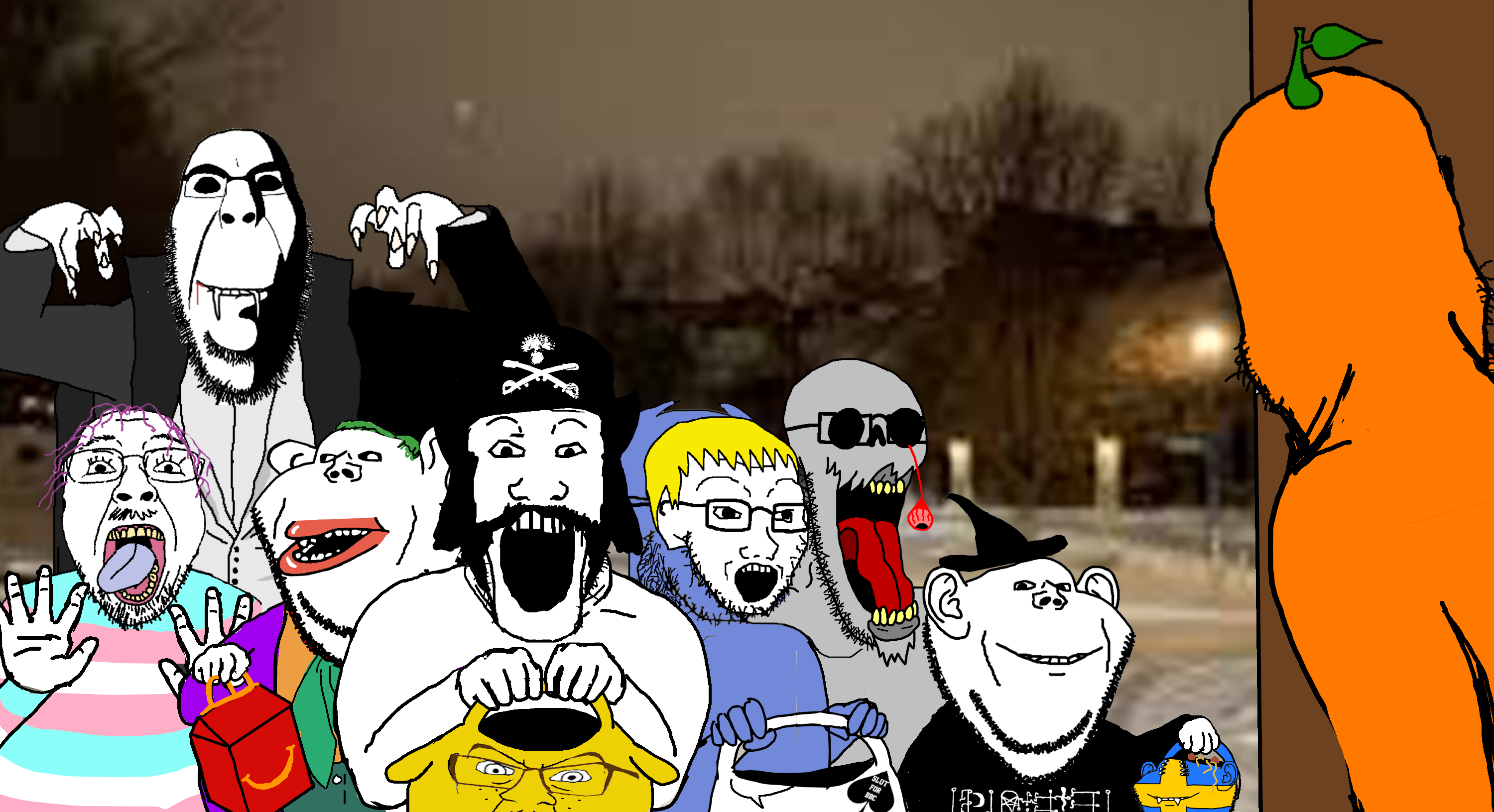 nate higgers, bernd, cobson, feraljak, impish soyak ears, markiplier soyjak, soyak, unknown, cobson front2, hornyson