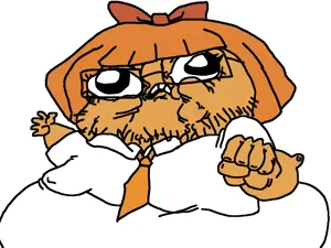 mymy schoppenboer, brojak, angry, arm, bowtie, clothes, fat, fist, glasses, necktie