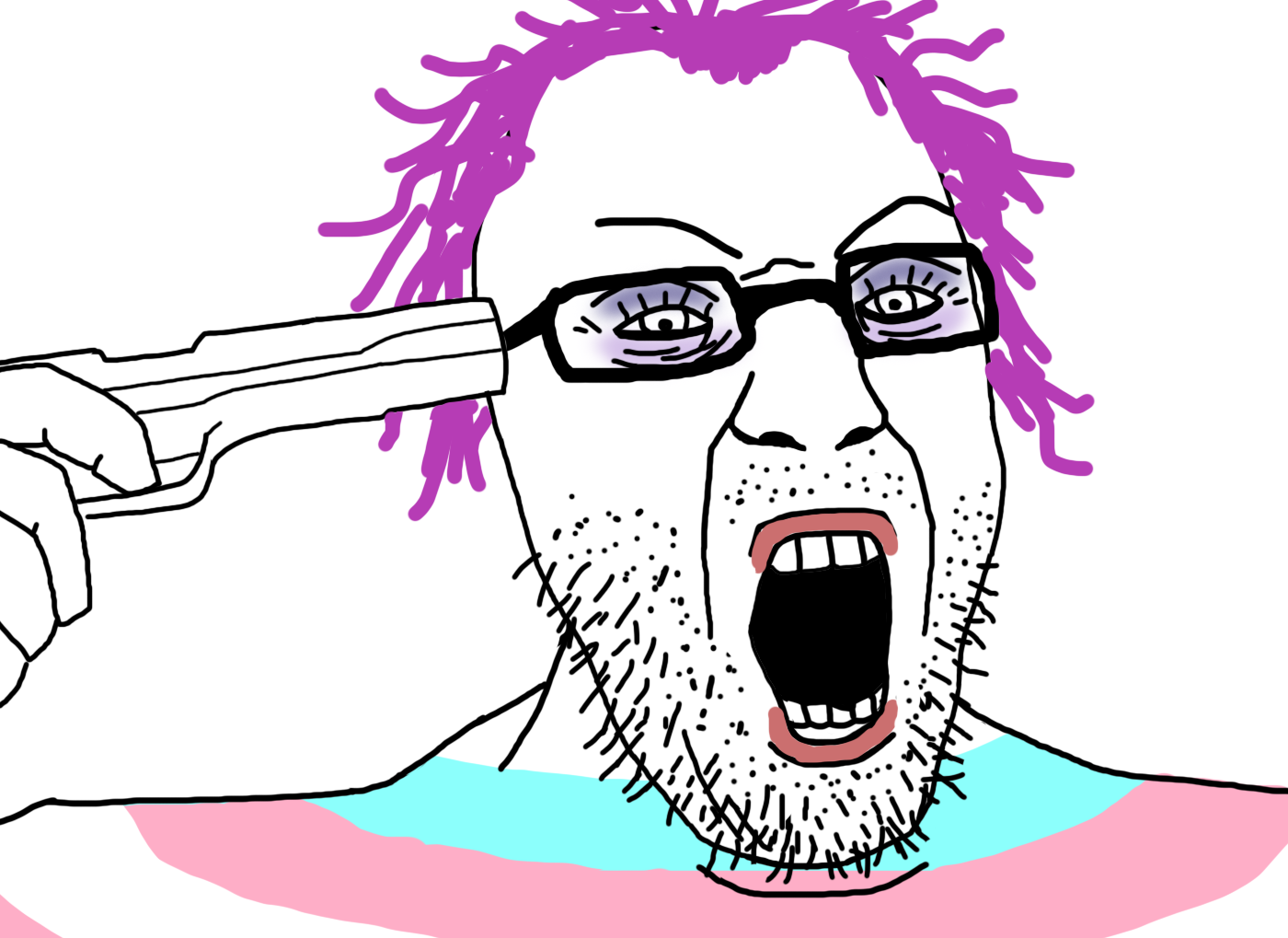 peakyjak, /tv/, clothes, firearm, flag, glasses, gun, hair, hands, holding gun