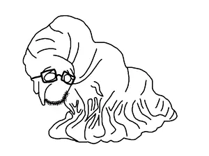 unknown, book, glasses, i have no mouth and i must scream, no eyes, no mouth, no nose, stubble, traced