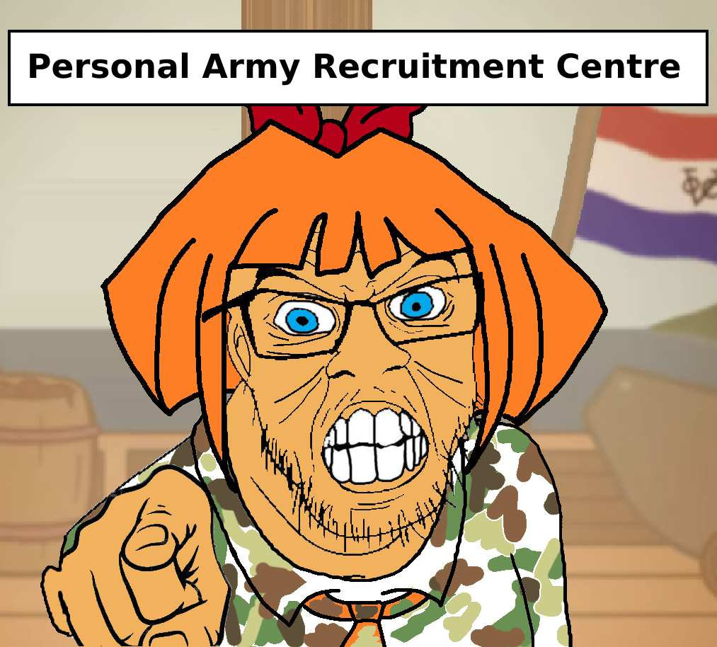 mymy schoppenboer, feraljak, angry, army, barrel, blue eyes, bowtie, camo, camouflage, cannon