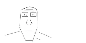markiplier soyjak, abstract, glasses, oekaki, simple