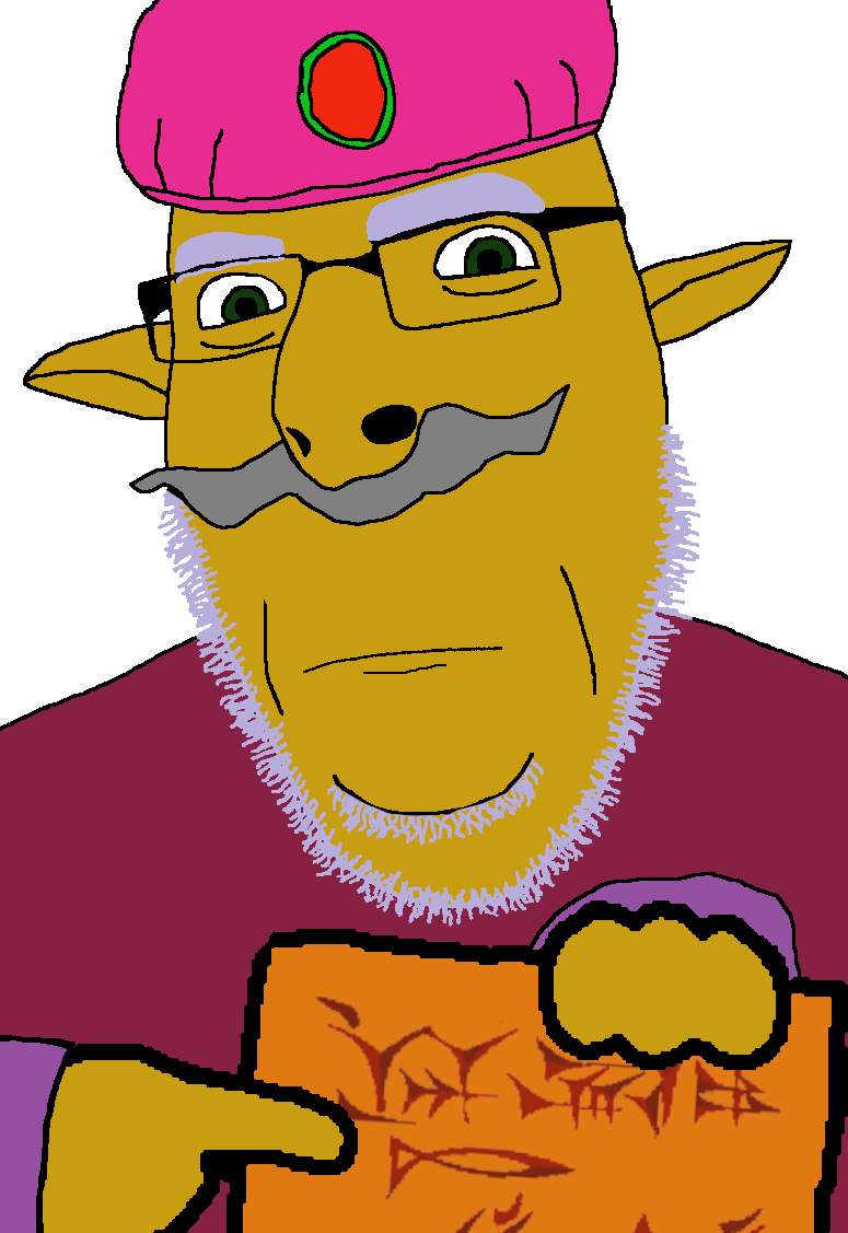 cobson, brown skin, ears, glasses, gwonam, holding object, looking at you, nintendo, pointing, pointy ears