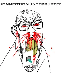 feraljak, feralrage, blood, connection interrupted, cracked teeth, ear, lost connection, call of duty