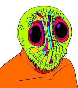 feraljak, colorjak, big eyes, ear, food, fruit, op is a retarded lazy faggot for not tagging his own shit, orange, ponnish