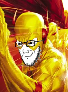 soyak, soyak (smug), clothes, fast, glasses, smirk, stubble, superhero