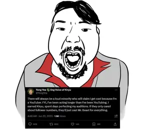 unknown, mustache, open mouth, stubble, teeth, twitter, yong yea