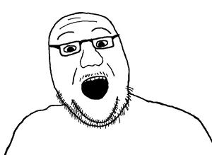 unknown, fat, glasses, marioman7890, mustache, open mouth, soyjak, stubble