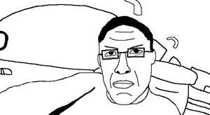 chudjak, unknown, angry, car, christchurch shooting, chud, closed mouth, clothes, ear, glasses