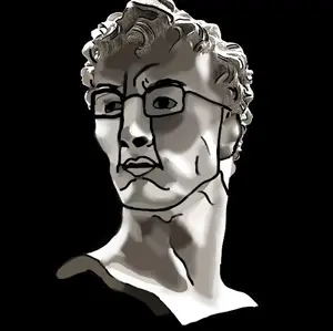 chudjak, aryan, a10 eyes, arno breker, art, black and white, chud, classical art parody, sculpture