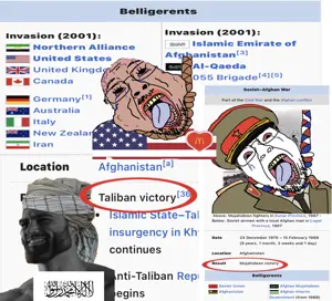 gigachad, bernd, amerimutt, afghanistan, bloodshot eyes, rope, russia, soviet union, taliban, tranny