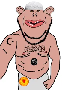 impish soyak ears, impish amerimutt, impish front, arm, brown eyes, brown skin, clothes, ear, fist, front view