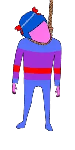 bury pink gril, bernd, /s4s/, ack, blue hair, bow, bowtie, clothes, dead, full body