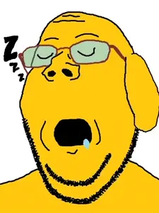 gapejak, jannyjak, glasses, janny, open mouth, sleep, sleeping, stubble, yellow skin