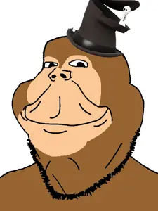 demoman (team fortress 2), gapejak, impish soyak ears, henry, animal, closed mouth, clothes, hat, monkey, smile
