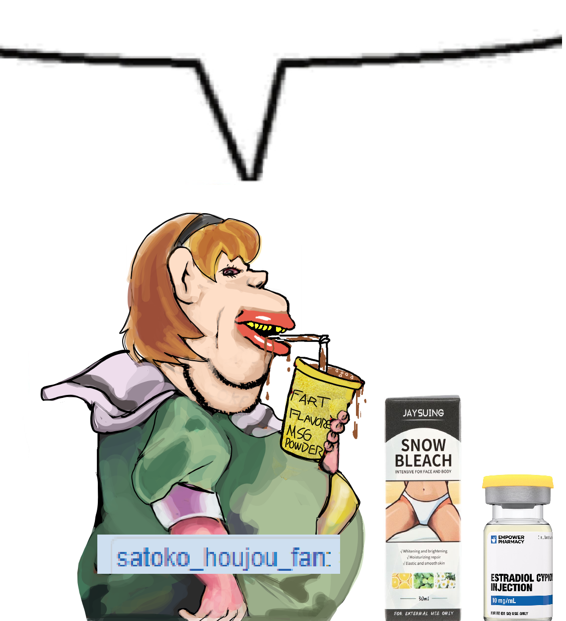 romanian schizo, impish soyak ears, impish amerimutt, arm, brimmiest comments section☣️☣️☣️ do not enter☣️☣️☣️, clothes, fat, latino, msg, mutt