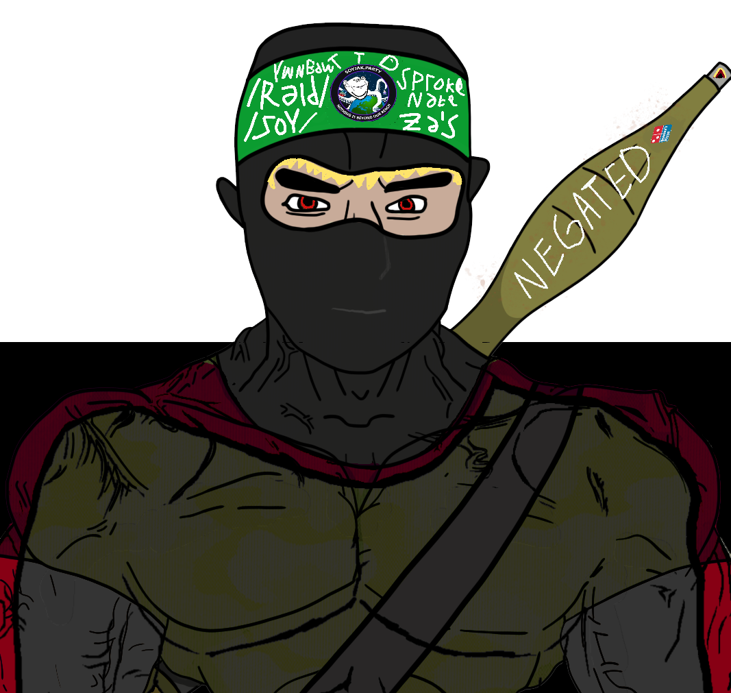 nate higgers, chudjak, impish soyak ears, chudjak front, muscular chud, natejak, /raid/, balaclava, blonde hair, camouflage