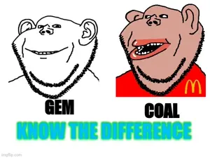 impish soyak ears, impish amerimutt, amerimutt, 2soyjaks, anti mutt, brown skin, clothes, coal, ear, gem