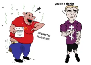 chudjak, chudjak front, unbotheredchud, amerimutt, arm, blonde hair, blue eyes, buff, byzantine, clothes