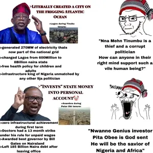 excited soyjak, soyak, waow, wewjak, 2soyjaks, africa, bola tinubu, nigeria, peter obi, text