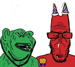 impish soyak ears, markiplier soyjak, euromutt, impish amerimutt, euromutt, award, big lips, booger, demon, glasses