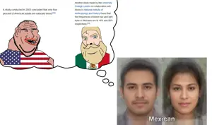 impish soyak ears, markiplier soyjak, impish amerimutt, beaner, mexico, united states