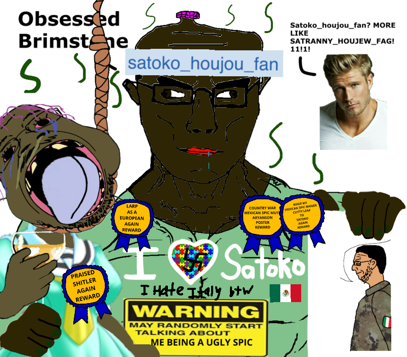 satoko houjou, bernd, chudjak, soydierjak, chudjak front, chunky yummer, muscular chud, aryan, slopjak, a10 eyes