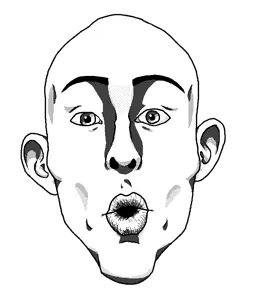 nojak, ear, eyebrows, looking at you, op is a retarded lazy faggot for not tagging his own shit, open mouth, redraw