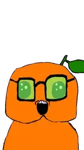 assholejak, oh my god she is so attractive, ass, brimstone, butt, glasses, leaf, open mouth, orange skin, stem