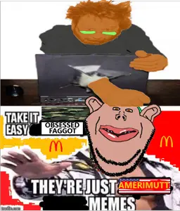 impish soyak ears, impish amerimutt, amerimutt, colorjak, angry, army, camo, computer, frootist new order, imgflip.com