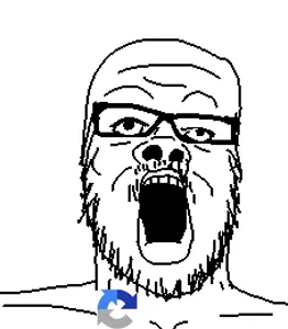 a24 slowburn soyjak, captcha, glasses, google, mustache, open mouth, soyjak, stubble