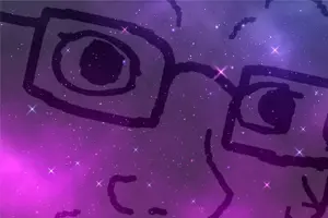 soyak, close up view, space, star, wide eyes